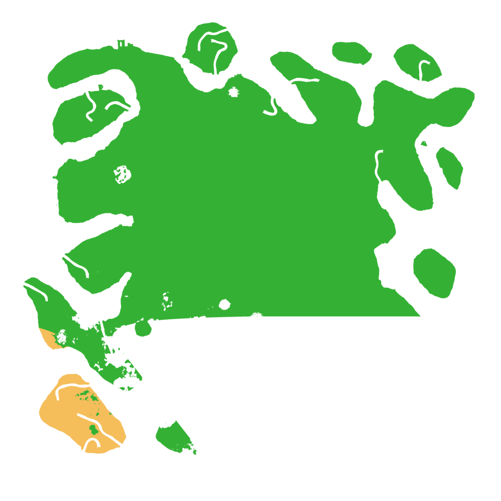 Biome Rust Map: Procedural Map, Size: 4300, Seed: 1251855