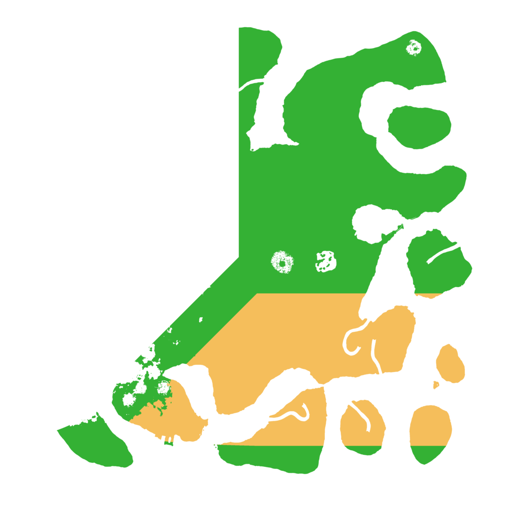 Biome Rust Map: Procedural Map, Size: 3500, Seed: 2147481