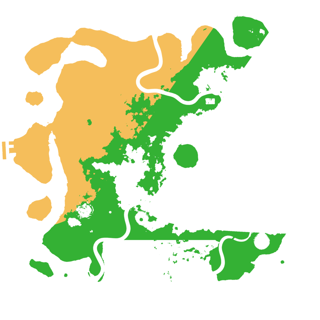 Biome Rust Map: Procedural Map, Size: 3650, Seed: 702175572