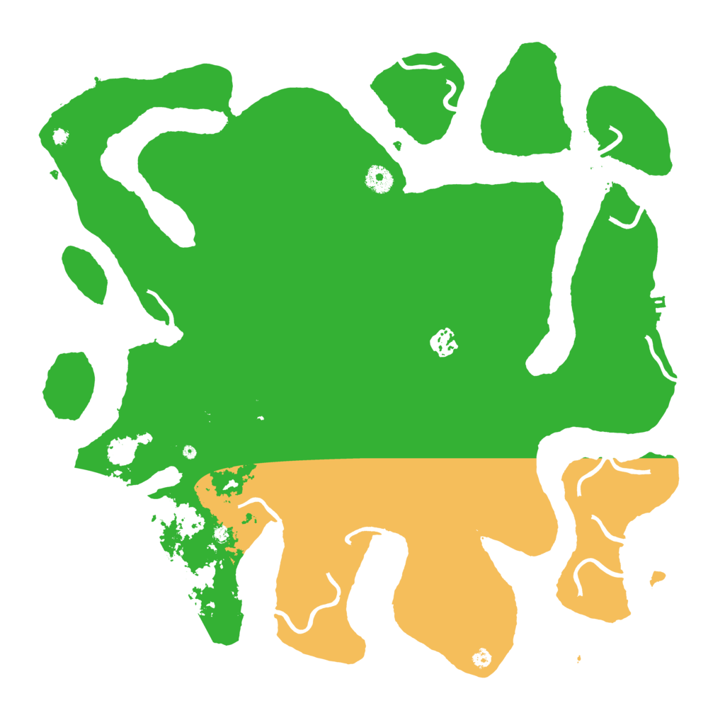 Biome Rust Map: Procedural Map, Size: 4000, Seed: 7349