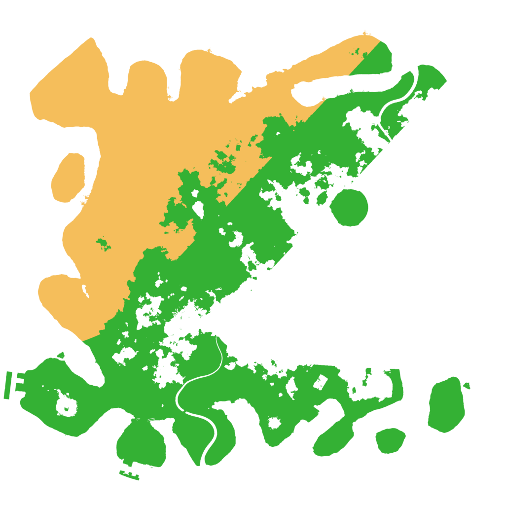 Biome Rust Map: Procedural Map, Size: 3700, Seed: 1492658982