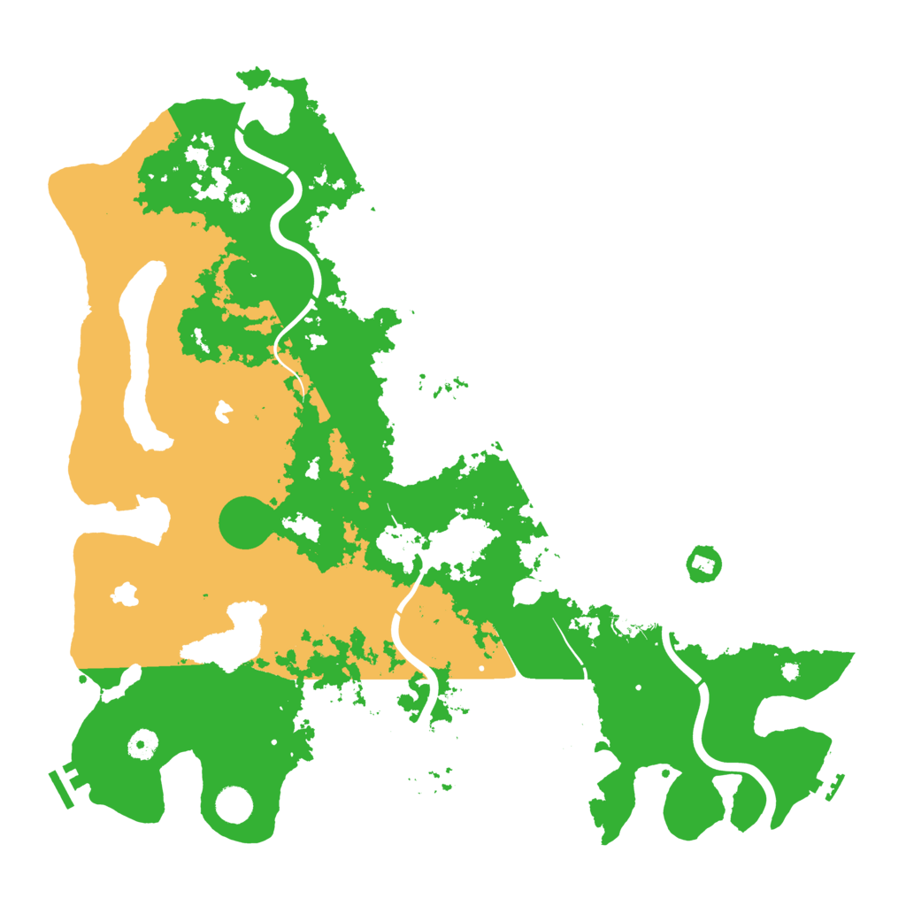 Biome Rust Map: Procedural Map, Size: 4500, Seed: 15341253