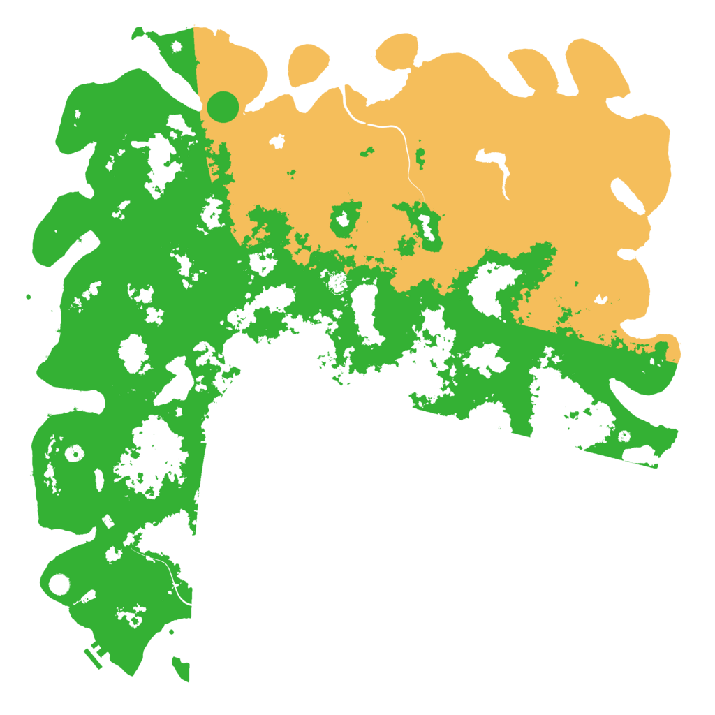 Biome Rust Map: Procedural Map, Size: 6000, Seed: 956234
