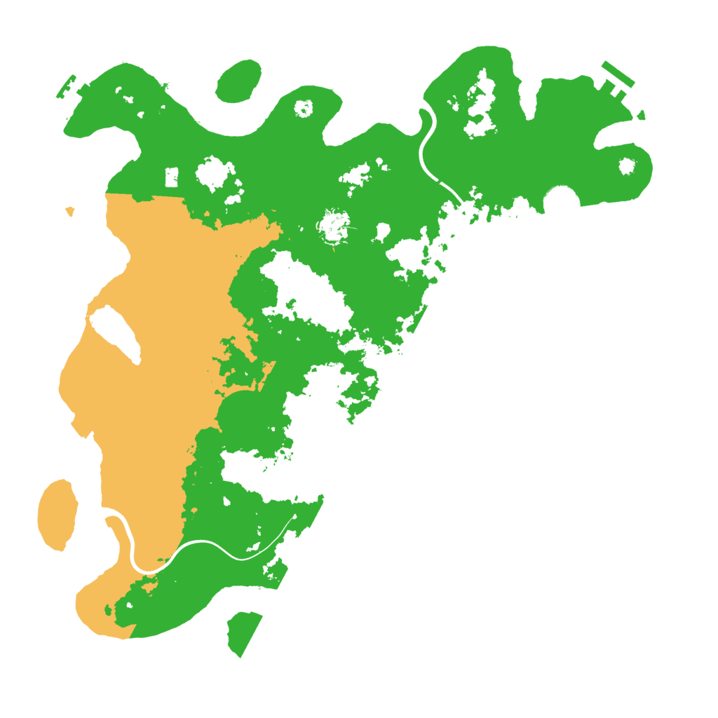 Biome Rust Map: Procedural Map, Size: 3900, Seed: 4200