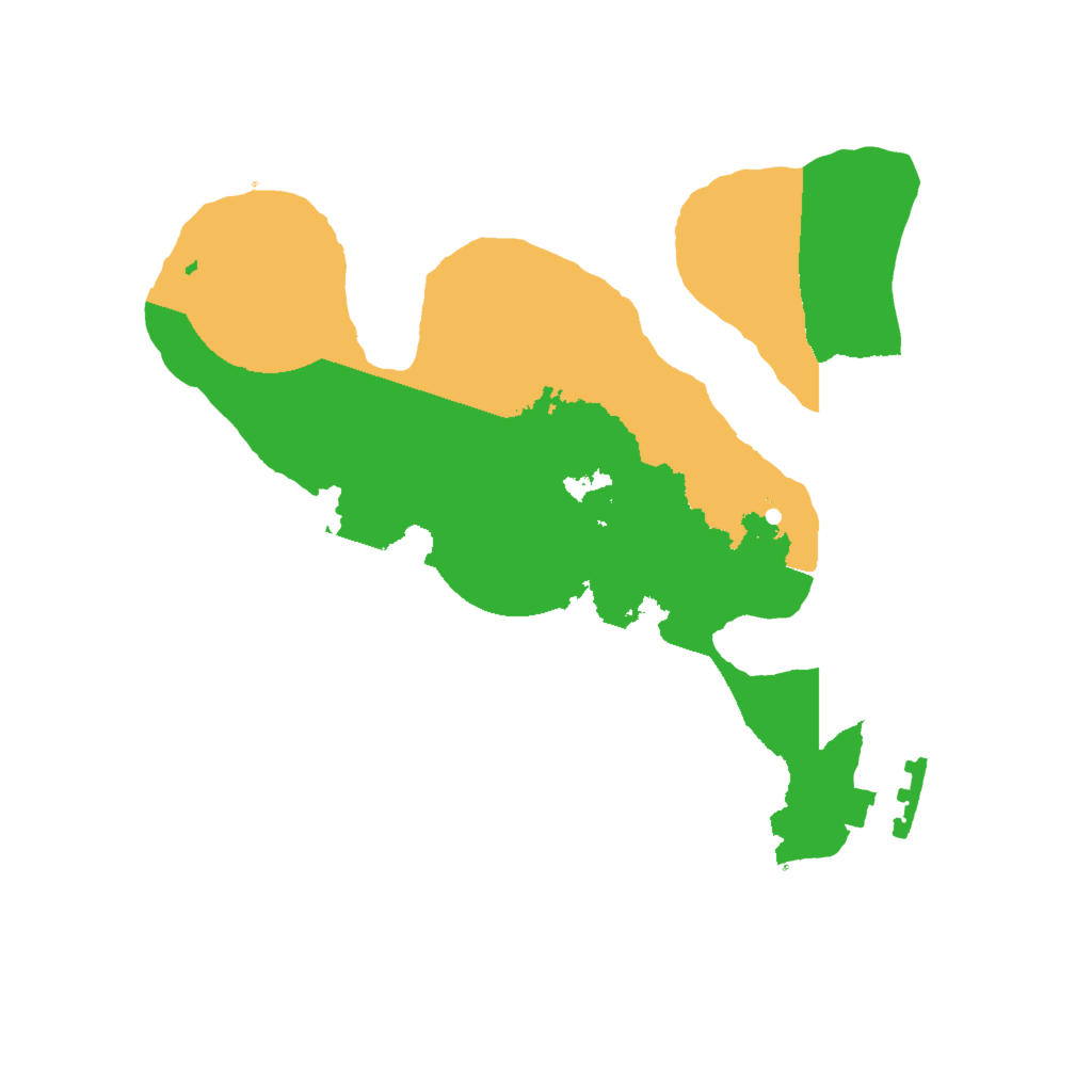 Biome Rust Map: Procedural Map, Size: 2000, Seed: 13543513