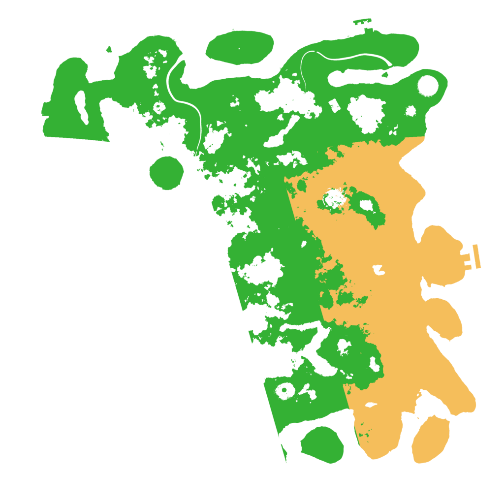 Biome Rust Map: Procedural Map, Size: 4250, Seed: 280627