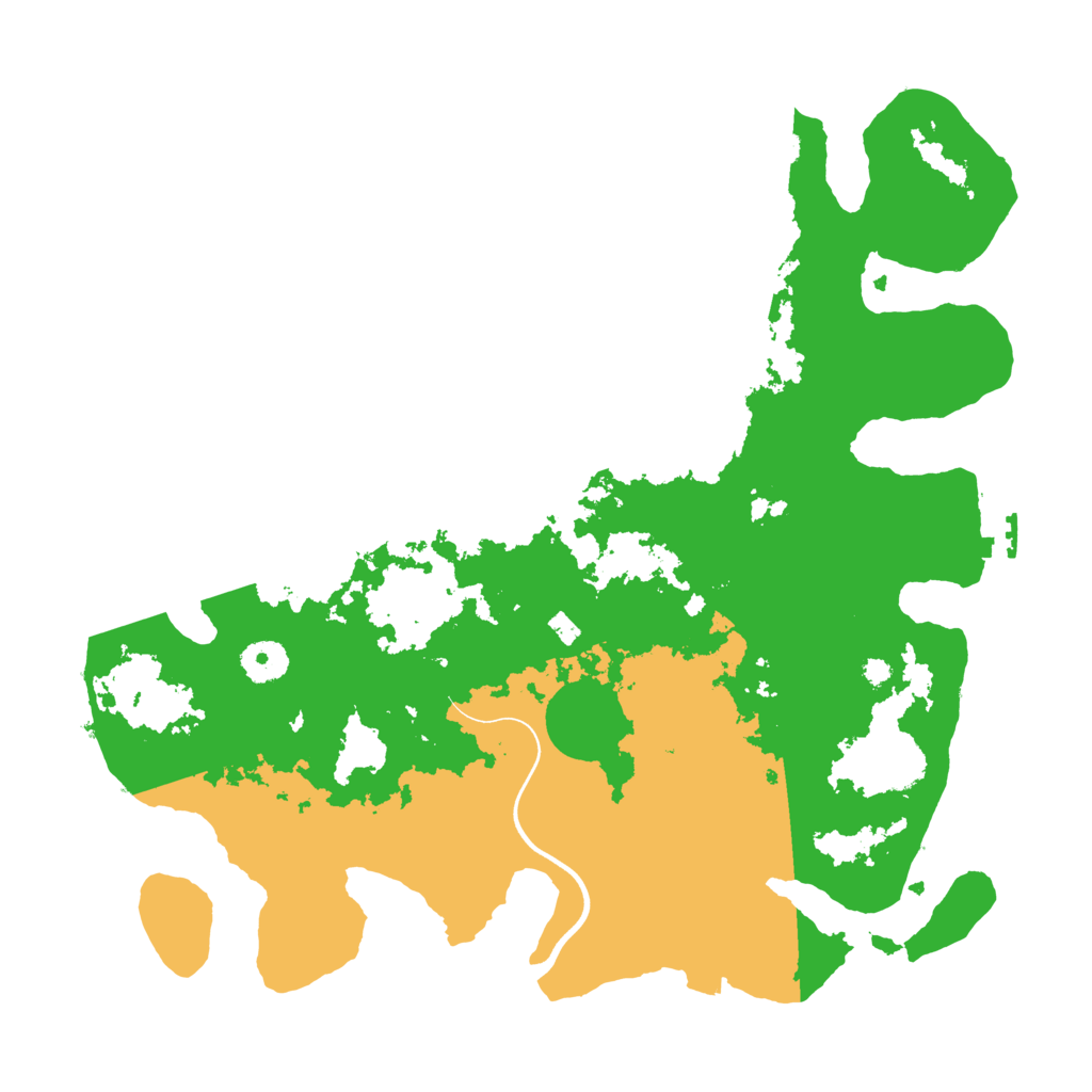 Biome Rust Map: Procedural Map, Size: 3700, Seed: 1730802947