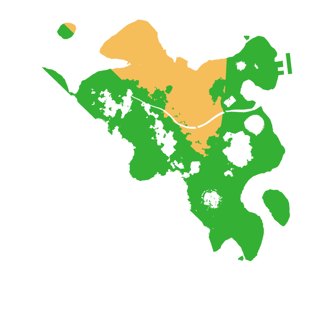 Biome Rust Map: Procedural Map, Size: 3000, Seed: 410112