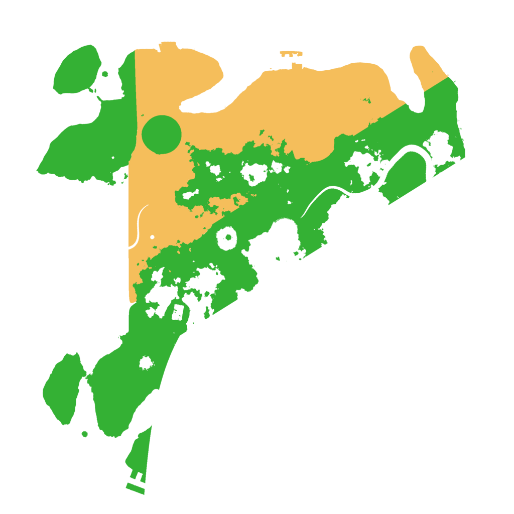 Biome Rust Map: Procedural Map, Size: 3500, Seed: 143795328