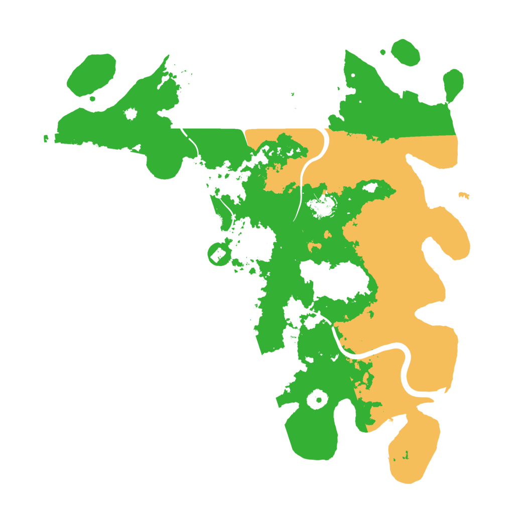 Biome Rust Map: Procedural Map, Size: 3850, Seed: 1391200072