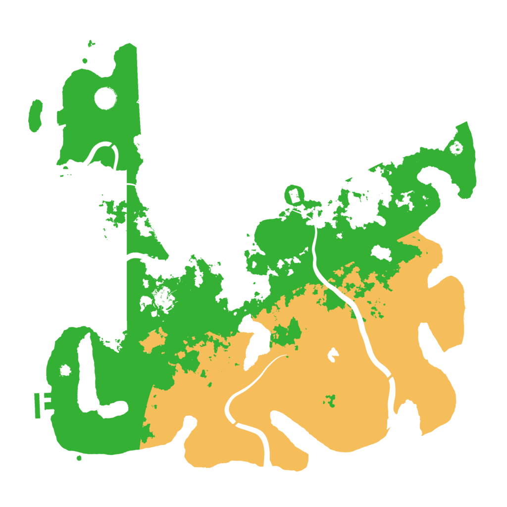 Biome Rust Map: Procedural Map, Size: 4050, Seed: 1278520395
