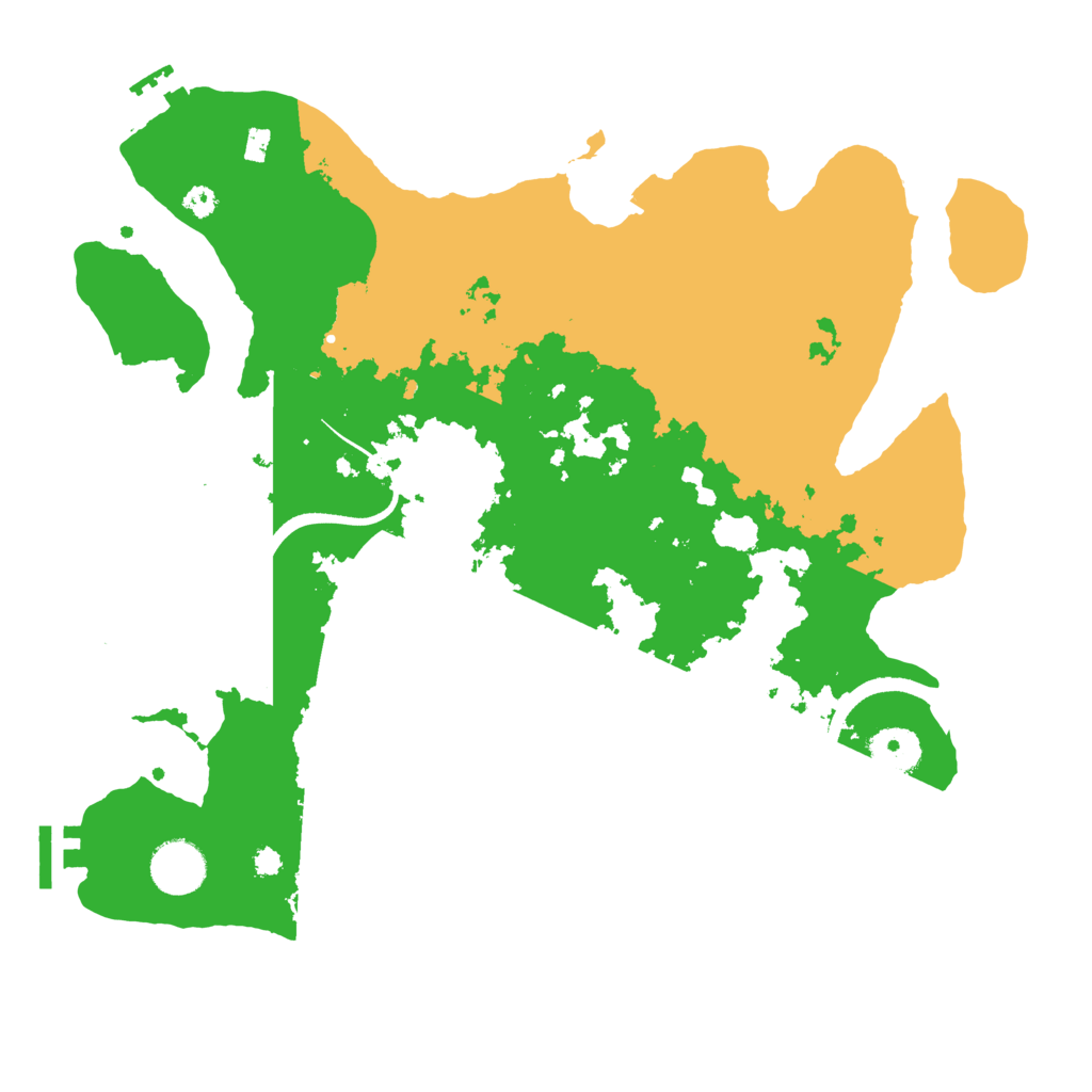 Biome Rust Map: Procedural Map, Size: 3500, Seed: 989581457