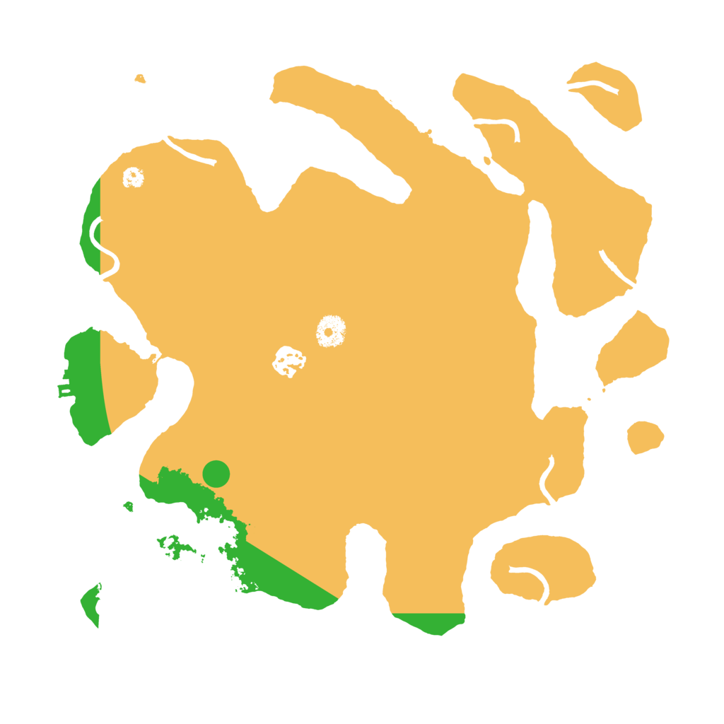 Biome Rust Map: Procedural Map, Size: 3500, Seed: 260480