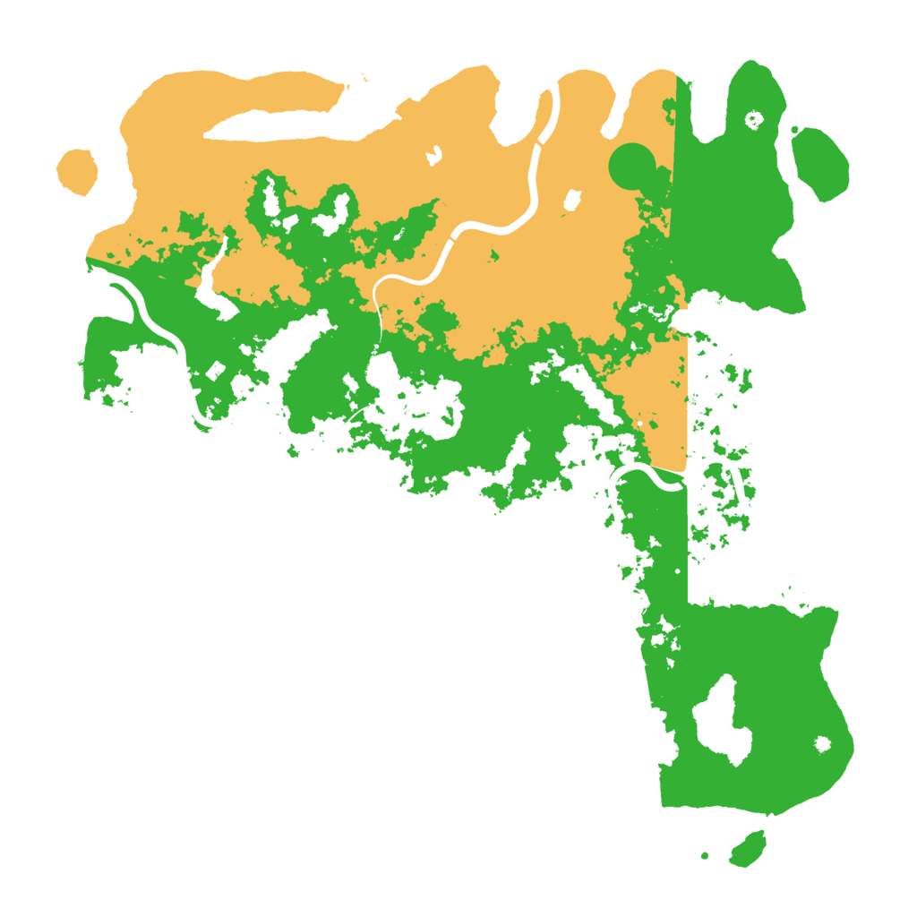 Biome Rust Map: Procedural Map, Size: 5115, Seed: 2147483647