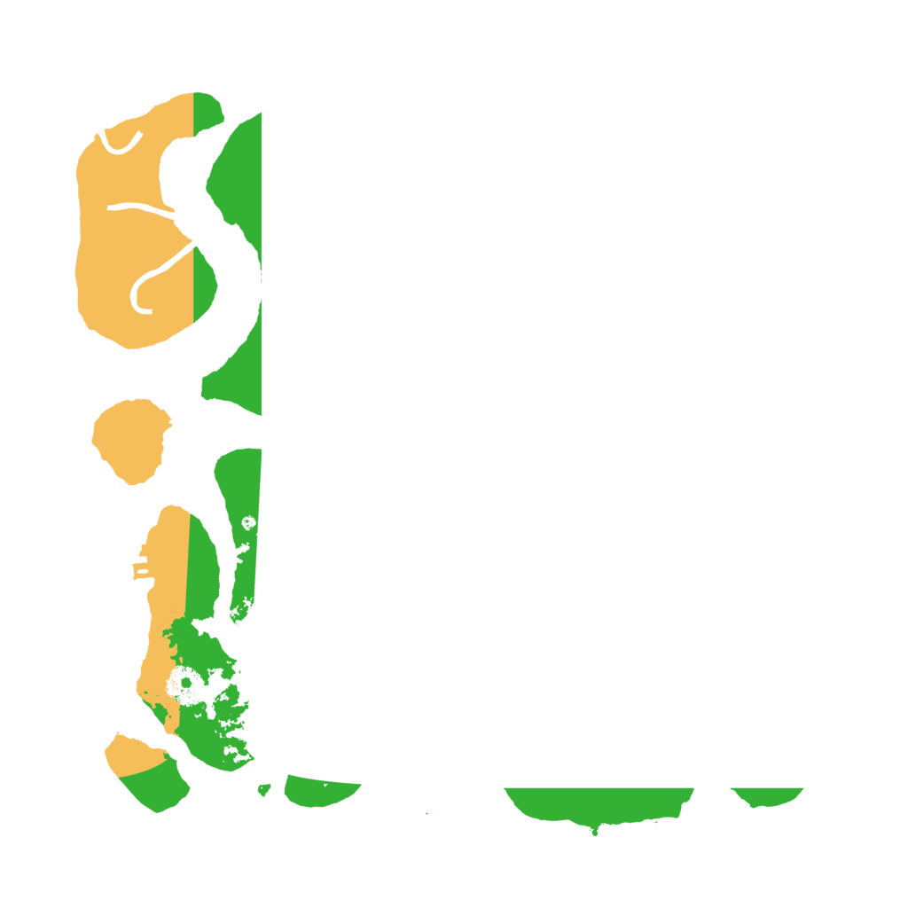 Biome Rust Map: Procedural Map, Size: 3500, Seed: 45742