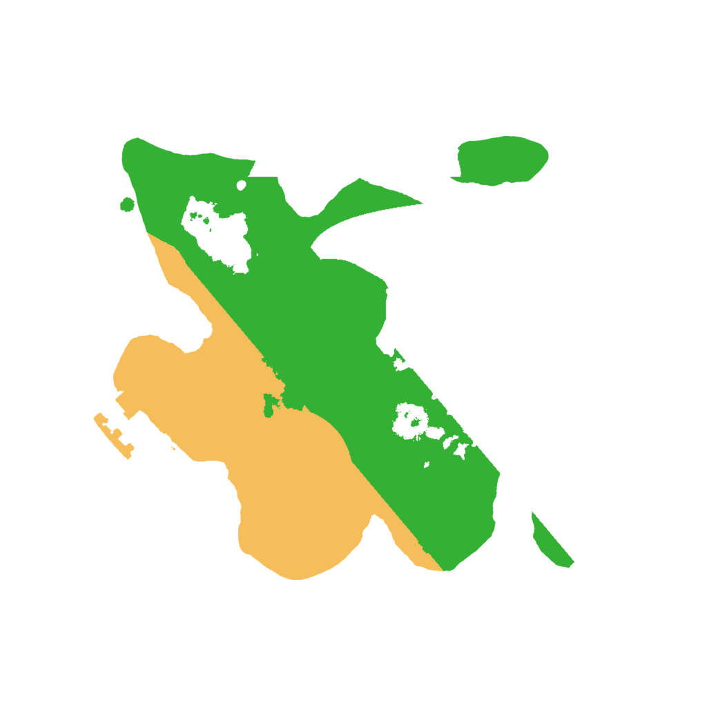 Biome Rust Map: Procedural Map, Size: 2000, Seed: 1234789