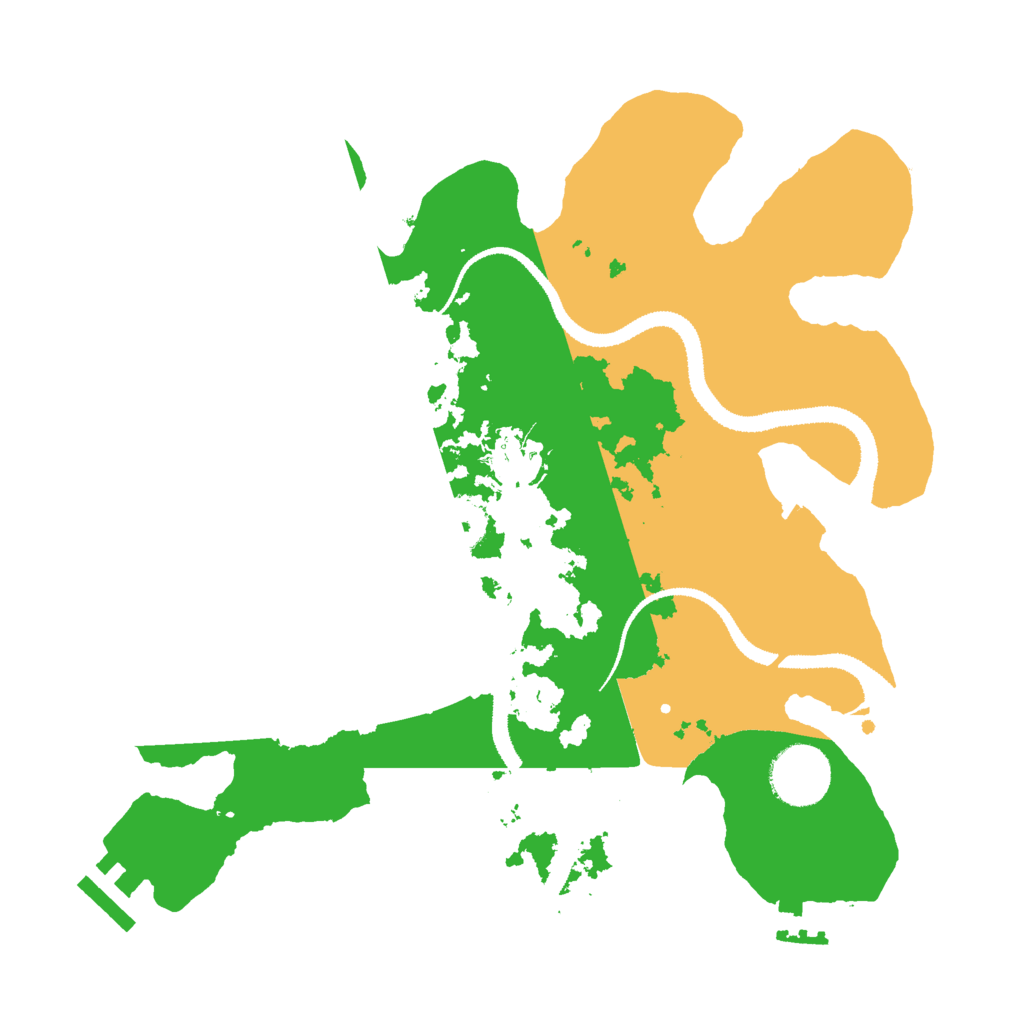 Biome Rust Map: Procedural Map, Size: 3000, Seed: 626336044