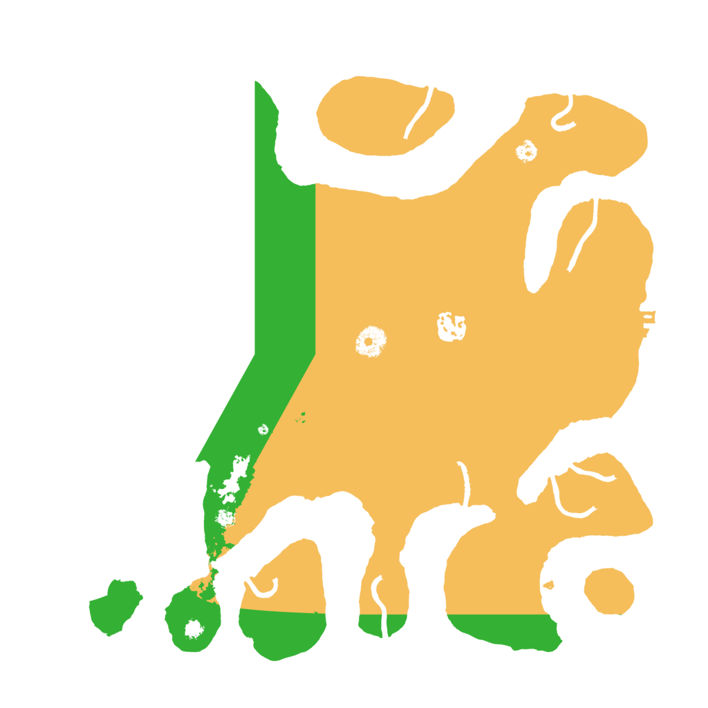 Biome Rust Map: Procedural Map, Size: 3500, Seed: 115498