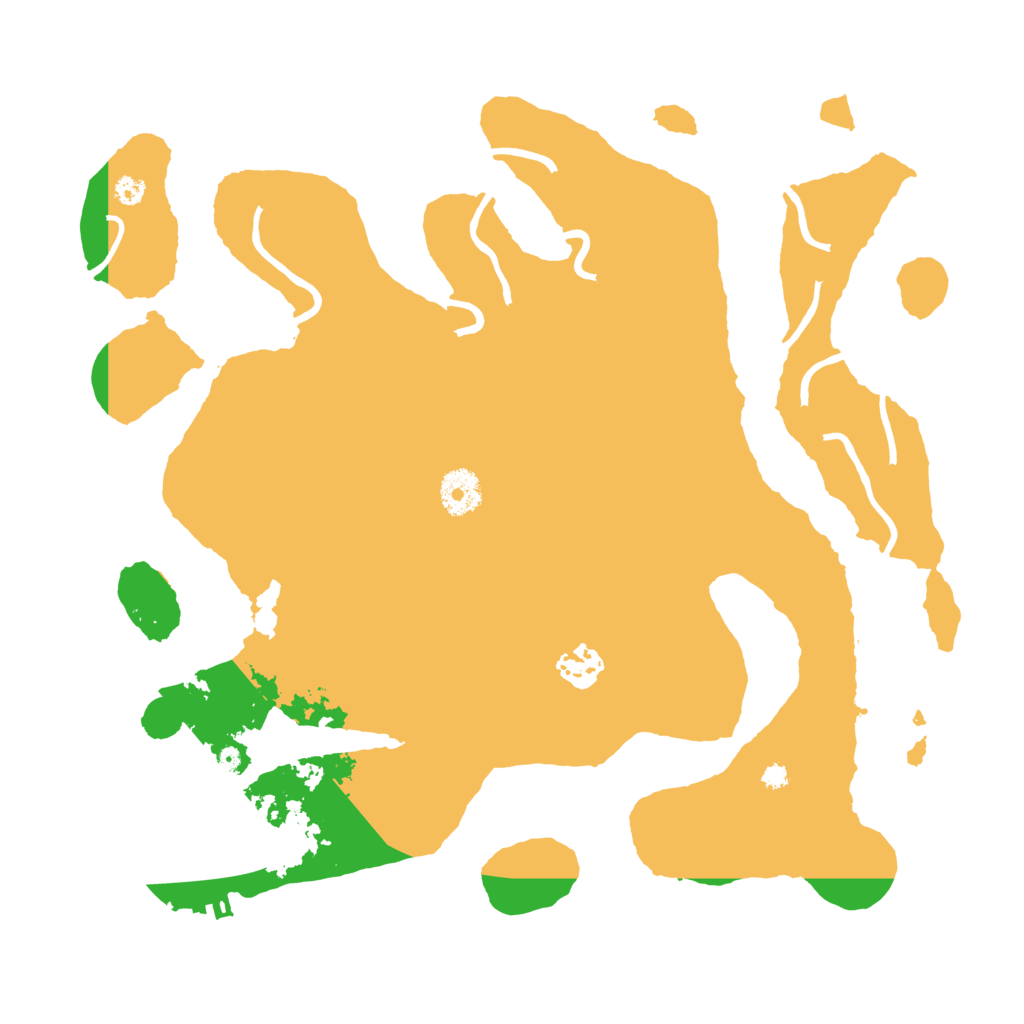 Biome Rust Map: Procedural Map, Size: 3500, Seed: 798333