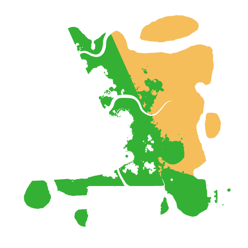 Biome Rust Map: Procedural Map, Size: 3000, Seed: 2086135363