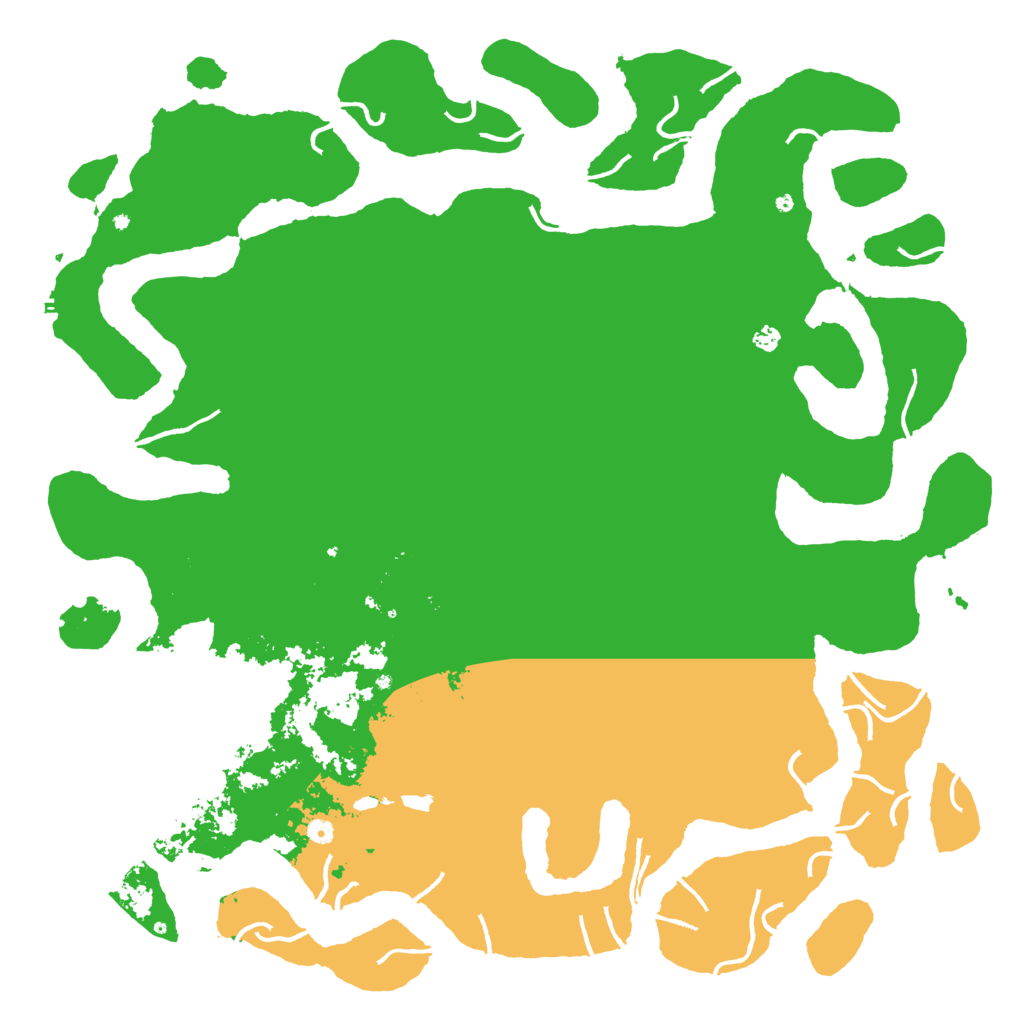 Biome Rust Map: Procedural Map, Size: 6000, Seed: 37122238