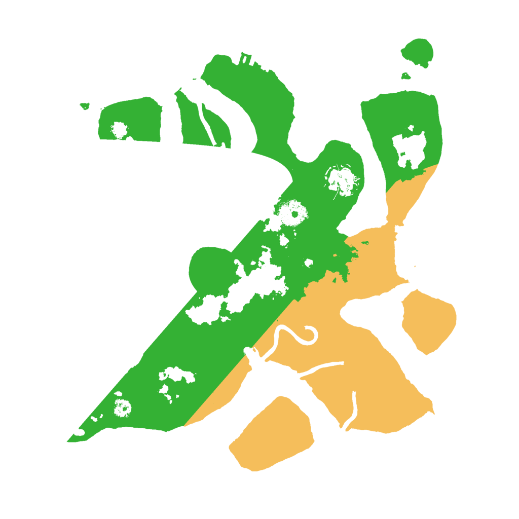 Biome Rust Map: Procedural Map, Size: 3000, Seed: 231657263