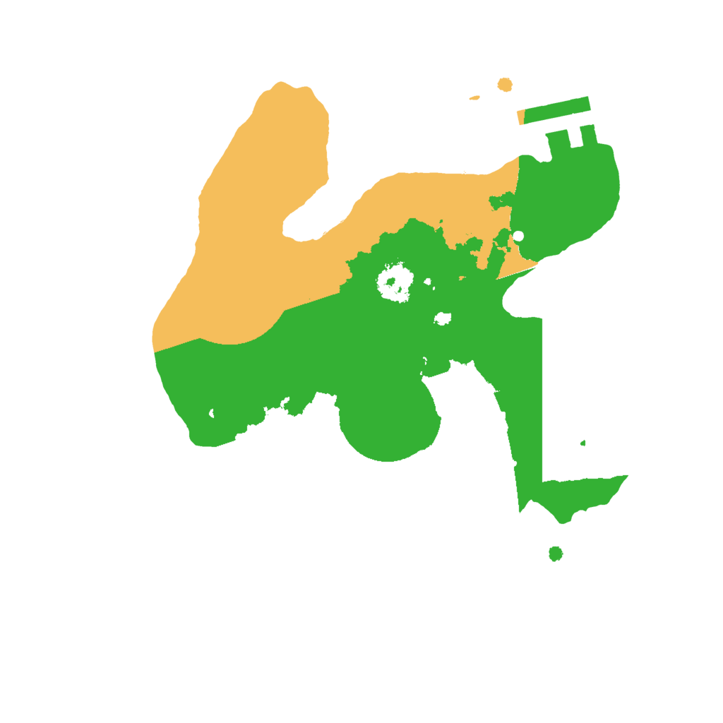 Biome Rust Map: Procedural Map, Size: 2000, Seed: 2327157