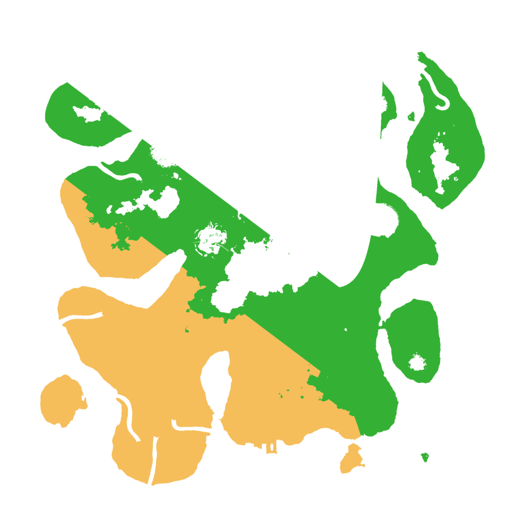 Biome Rust Map: Procedural Map, Size: 3000, Seed: 1349598460