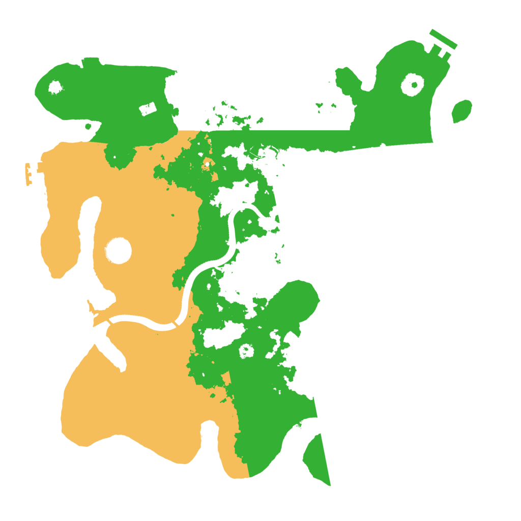 Biome Rust Map: Procedural Map, Size: 3500, Seed: 100418722
