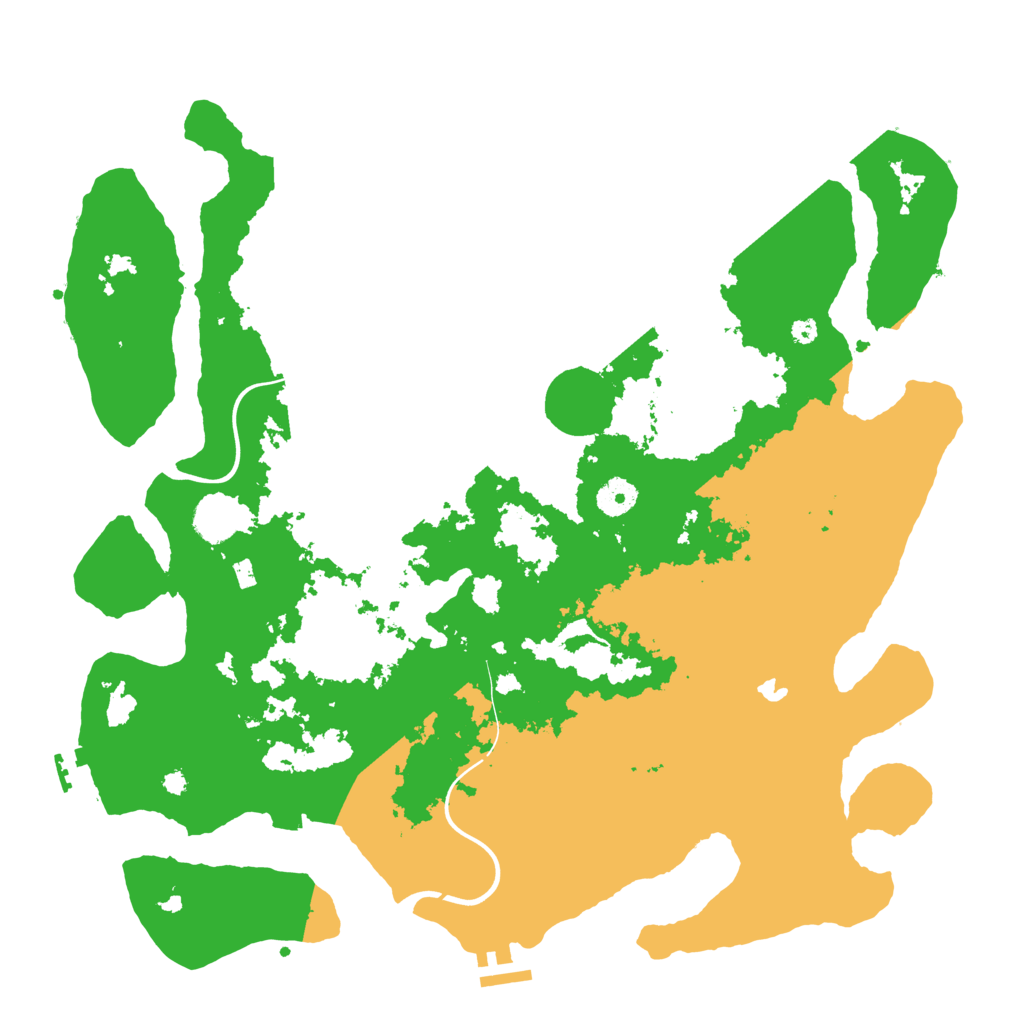 Biome Rust Map: Procedural Map, Size: 4000, Seed: 1729965232