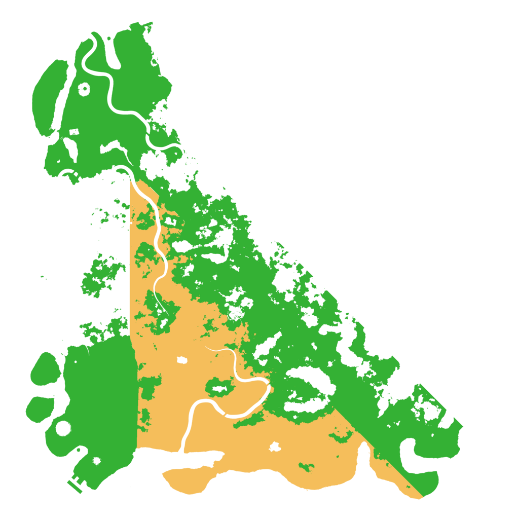 Biome Rust Map: Procedural Map, Size: 6000, Seed: 233645515