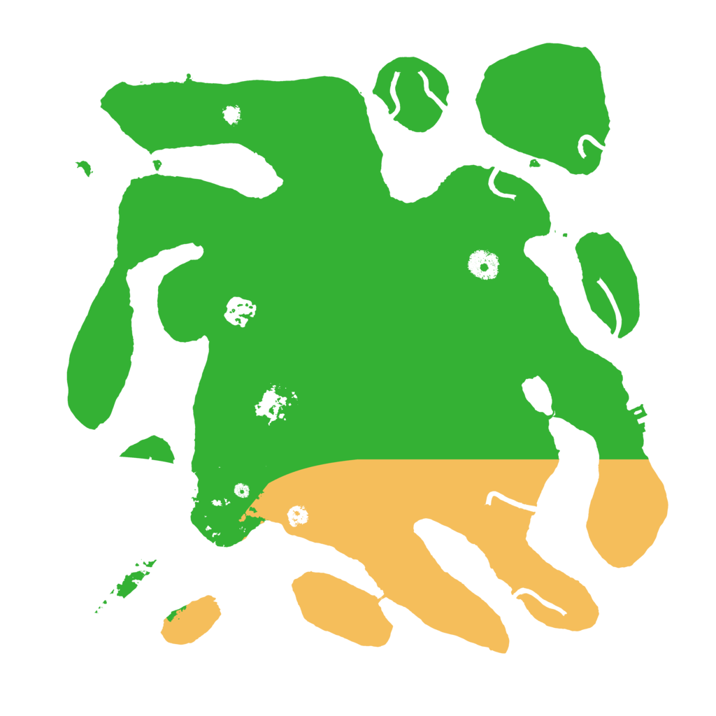 Biome Rust Map: Procedural Map, Size: 3600, Seed: 21809