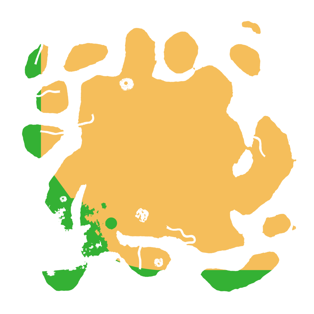 Biome Rust Map: Procedural Map, Size: 3600, Seed: 41809