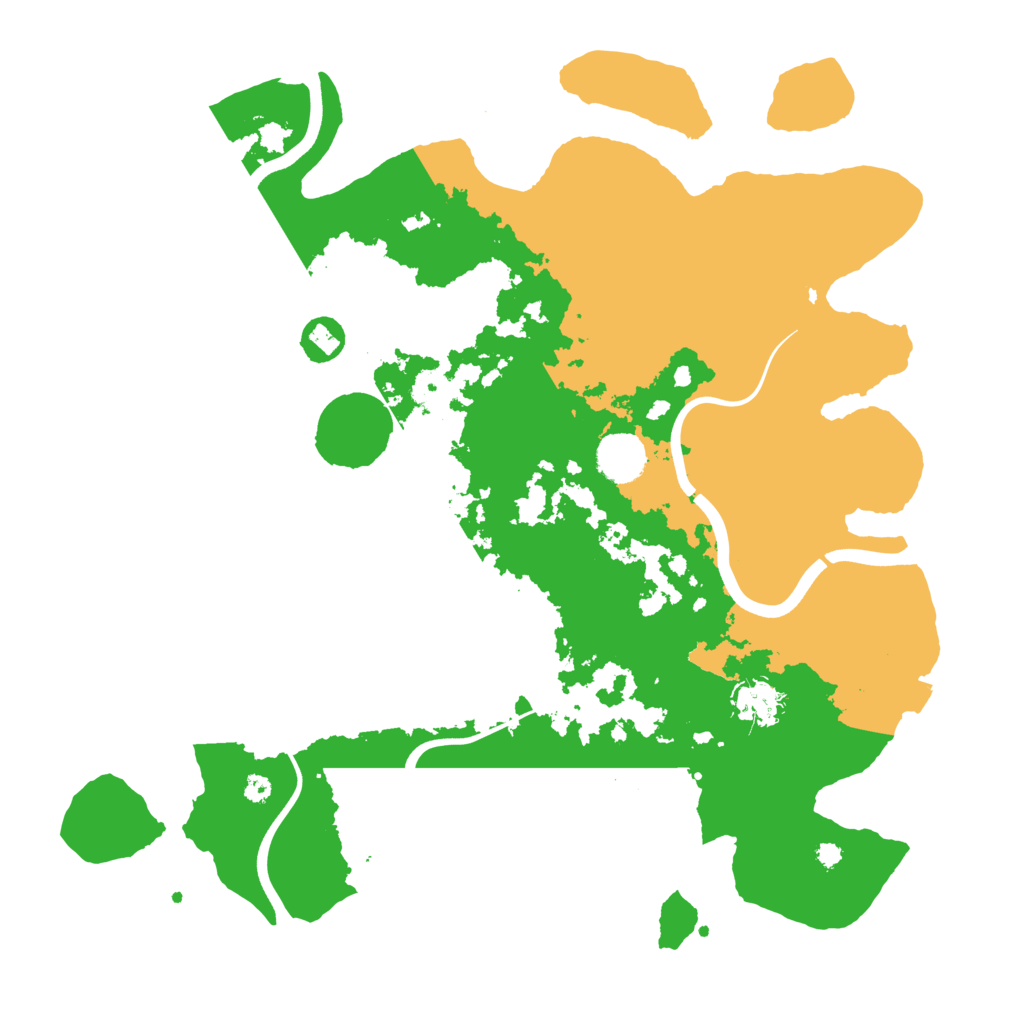 Biome Rust Map: Procedural Map, Size: 3750, Seed: 186454709