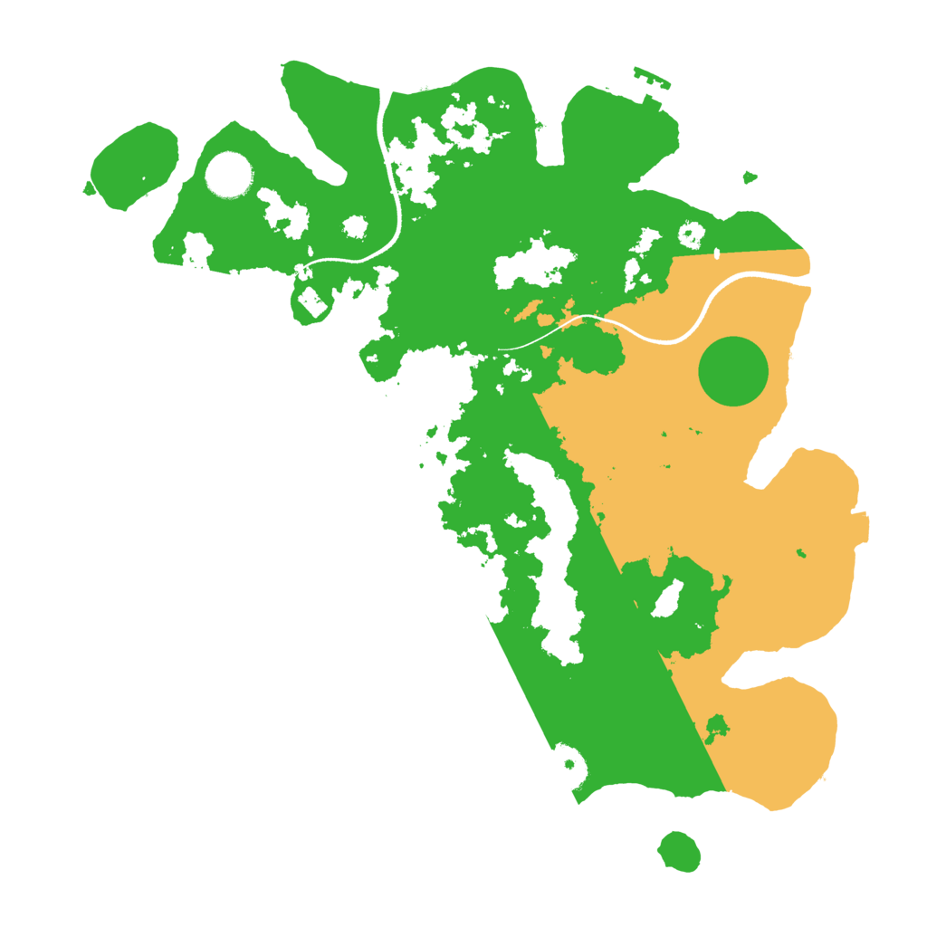 Biome Rust Map: Procedural Map, Size: 3500, Seed: 697365489