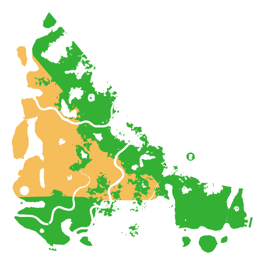 Biome Rust Map: Procedural Map, Size: 5210, Seed: 1234567890