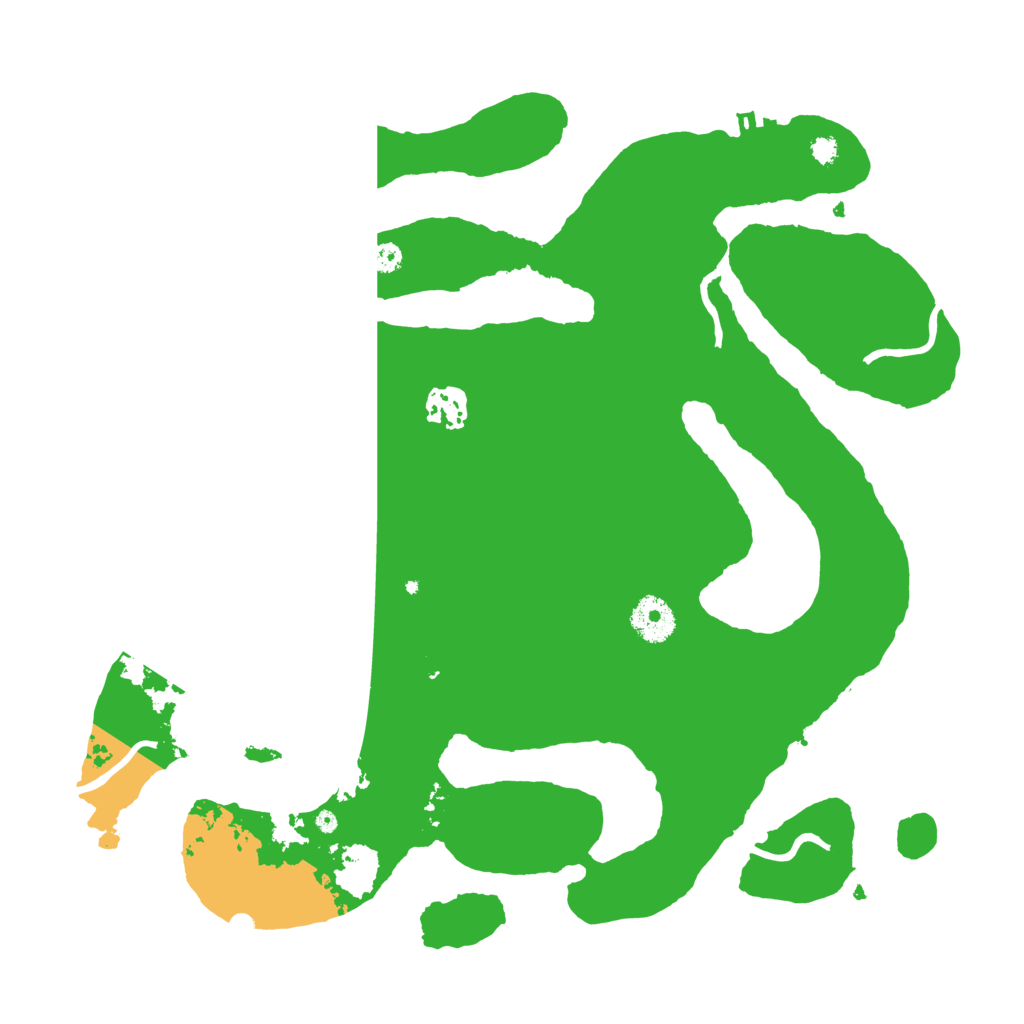 Biome Rust Map: Procedural Map, Size: 3500, Seed: 1174