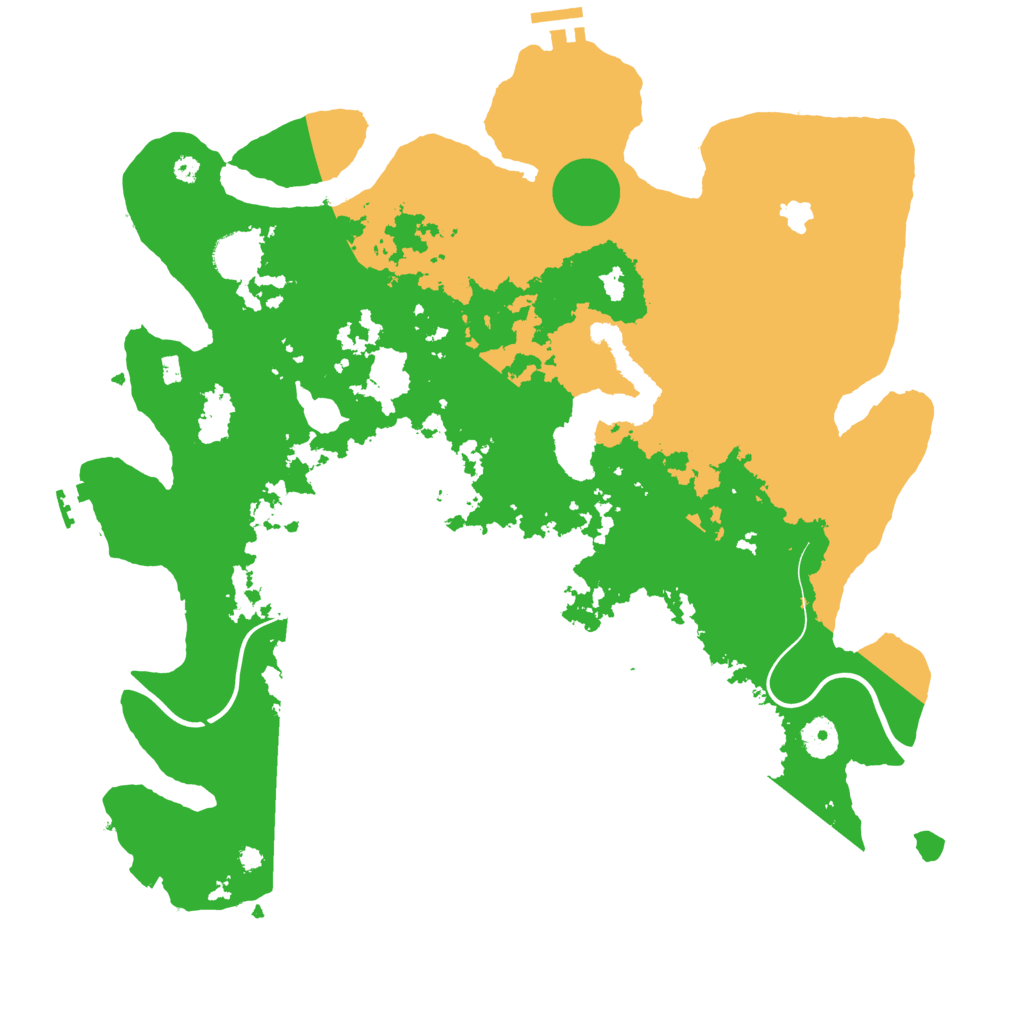 Biome Rust Map: Procedural Map, Size: 4000, Seed: 303568604