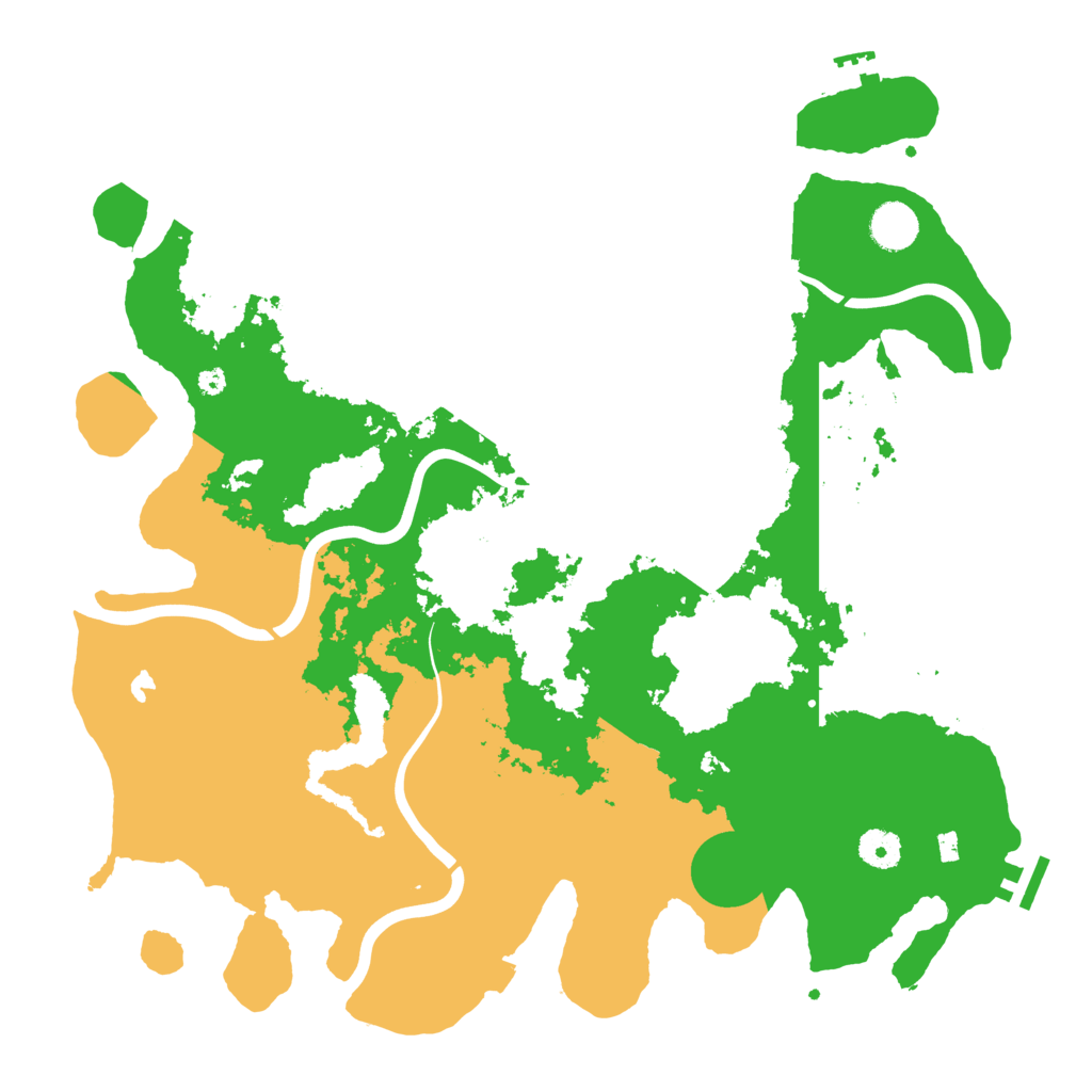Biome Rust Map: Procedural Map, Size: 4000, Seed: 109981056