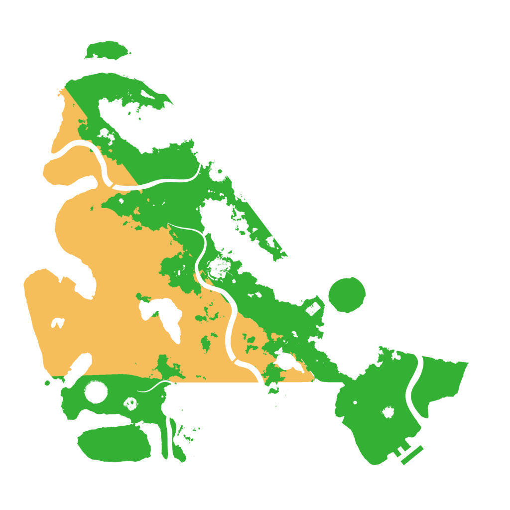 Biome Rust Map: Procedural Map, Size: 4000, Seed: 18092021