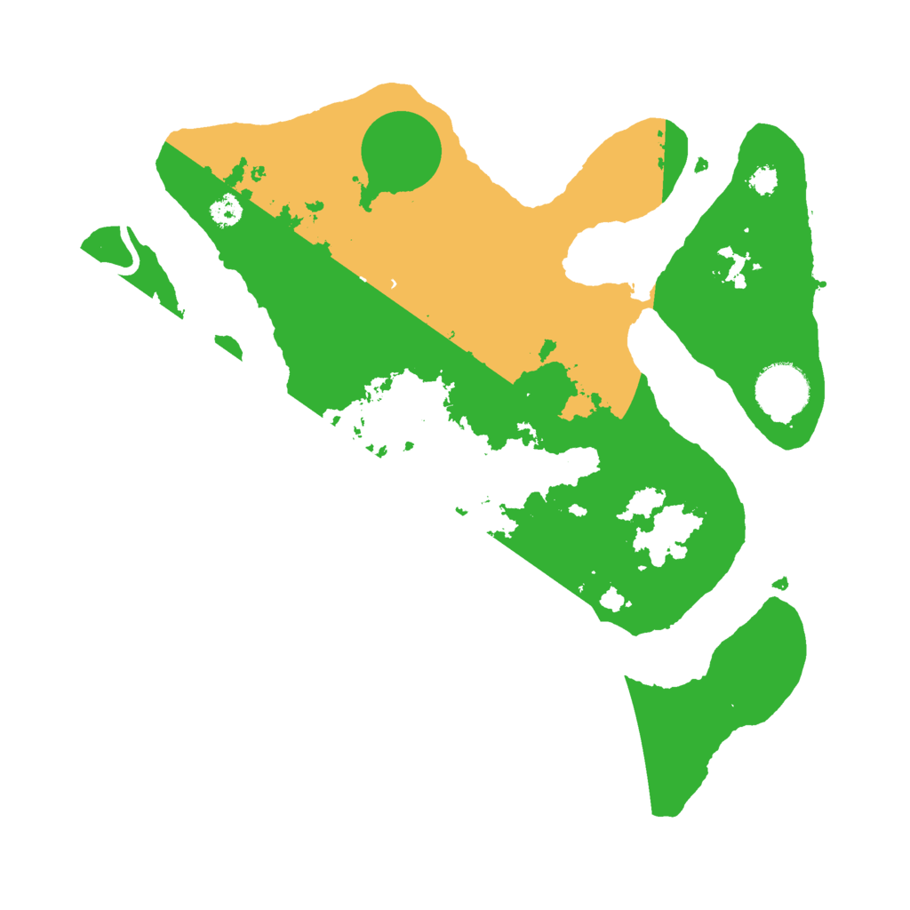 Biome Rust Map: Procedural Map, Size: 3000, Seed: 387413073