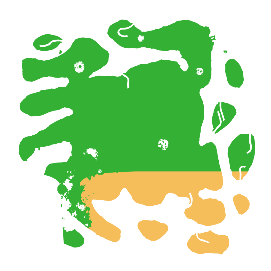 Biome Rust Map: Procedural Map, Size: 3800, Seed: 2001981846