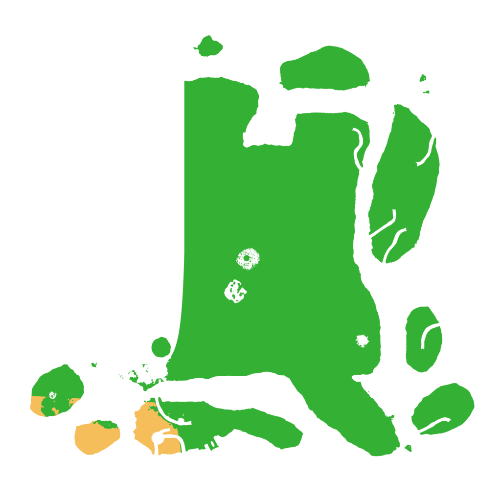 Biome Rust Map: Procedural Map, Size: 3500, Seed: 1975756456