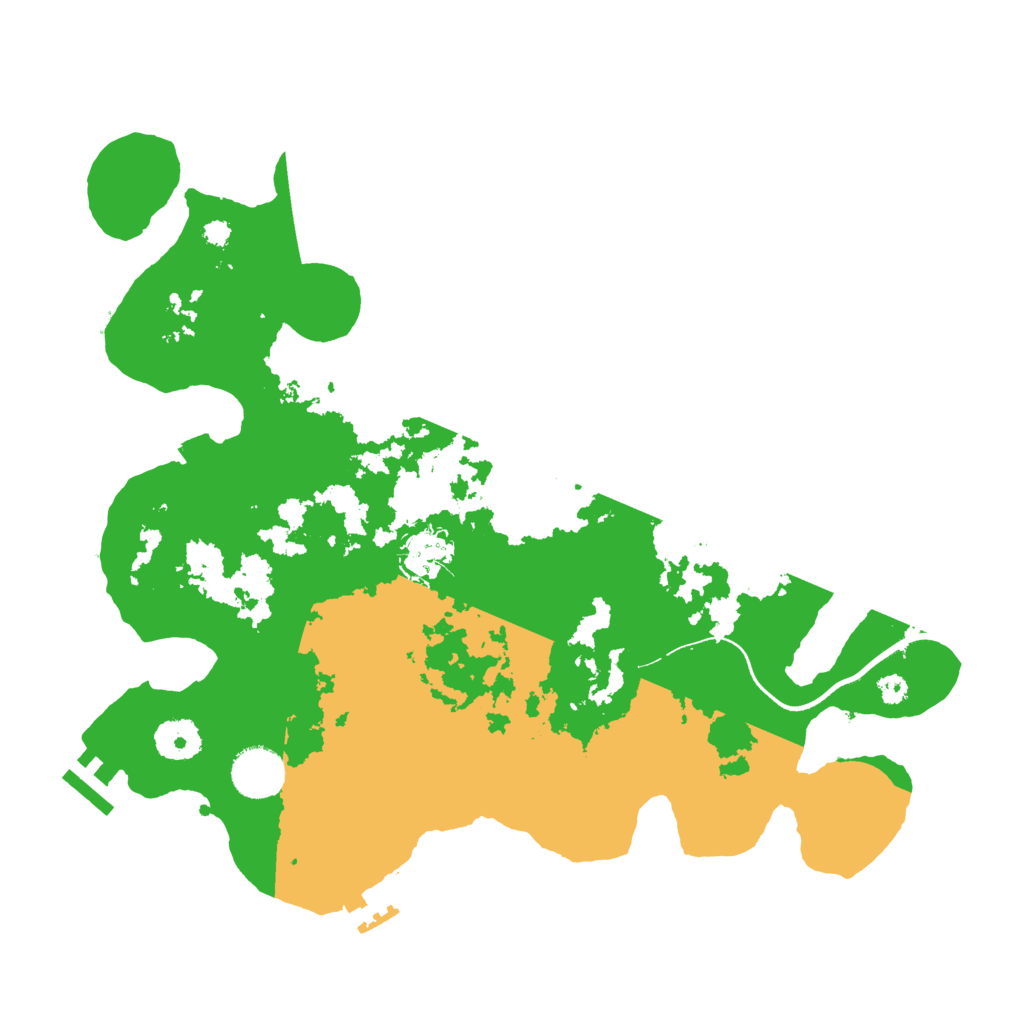 Biome Rust Map: Procedural Map, Size: 3500, Seed: 955198619