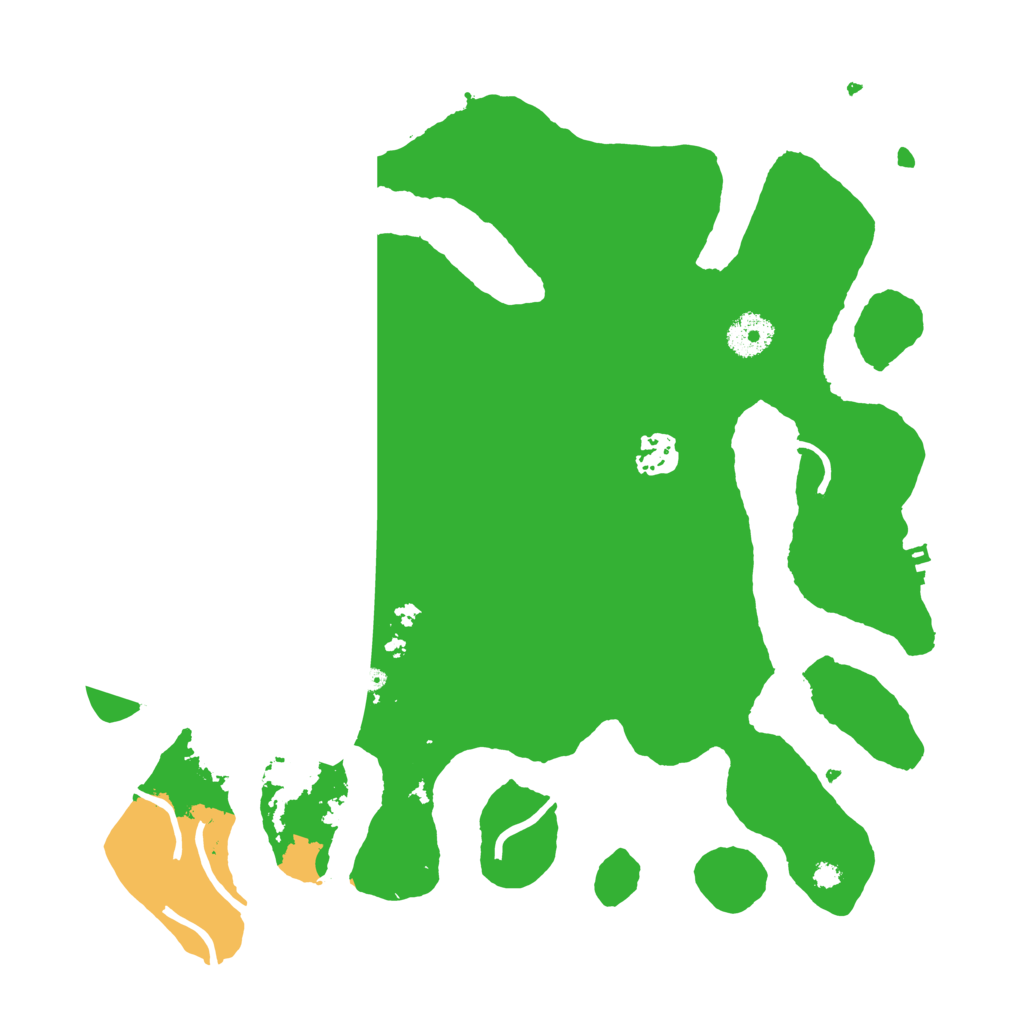 Biome Rust Map: Procedural Map, Size: 3500, Seed: 373803362