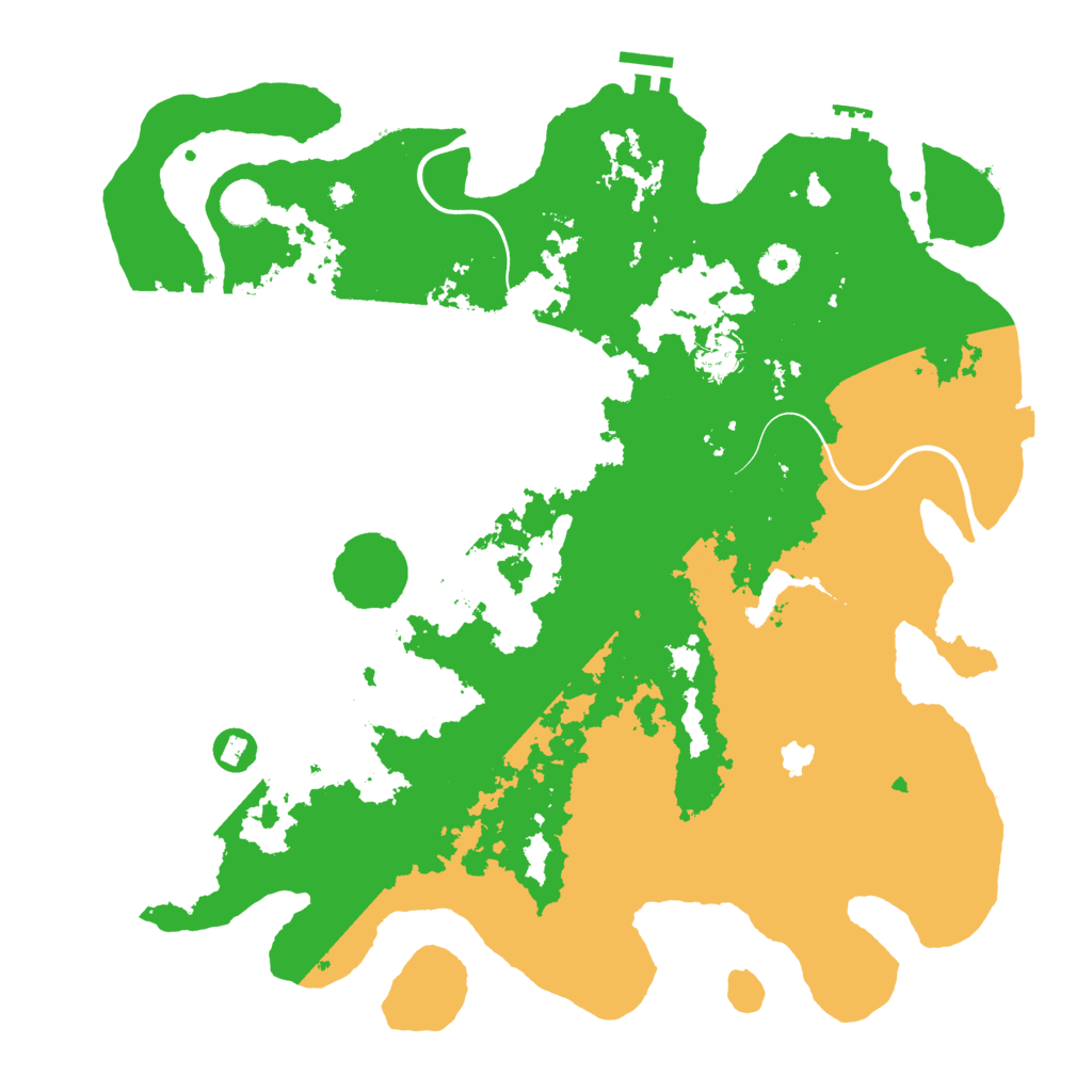 Biome Rust Map: Procedural Map, Size: 4100, Seed: 13791612