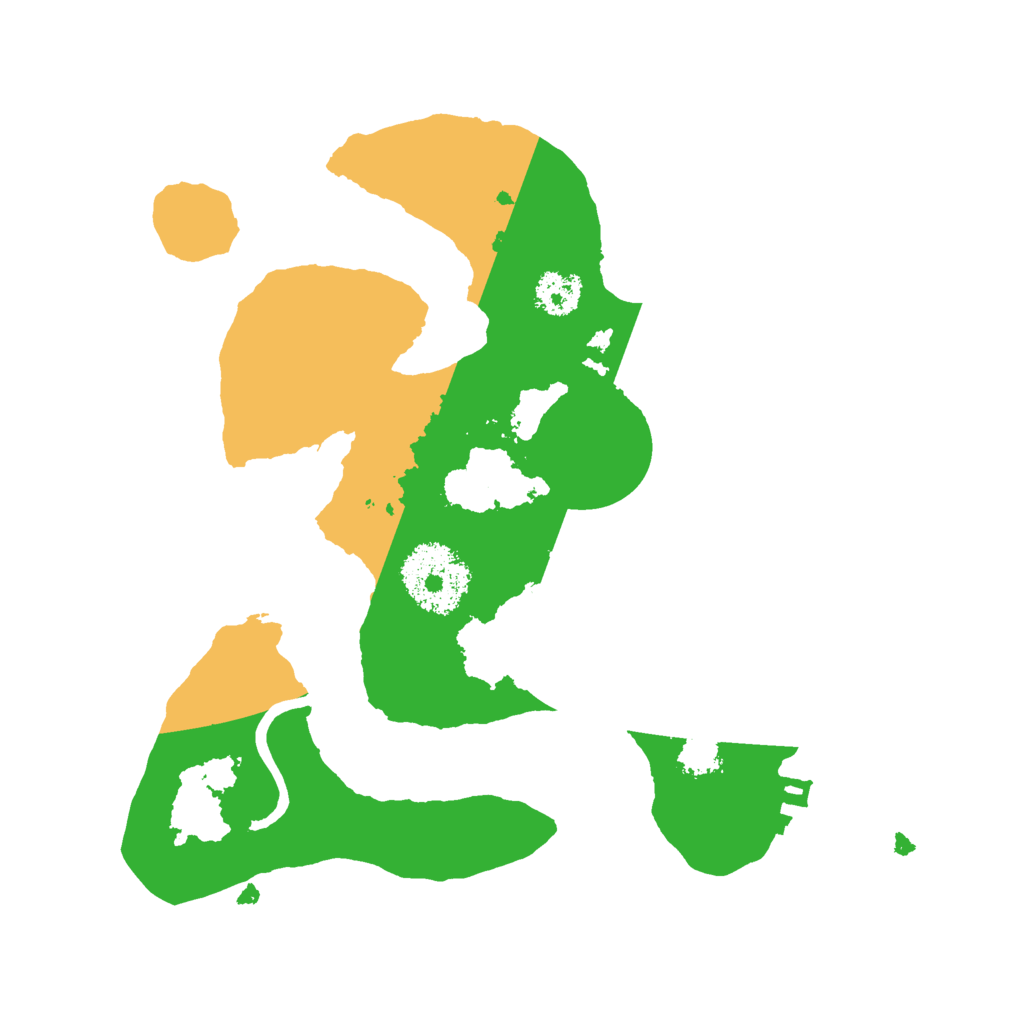 Biome Rust Map: Procedural Map, Size: 2300, Seed: 63