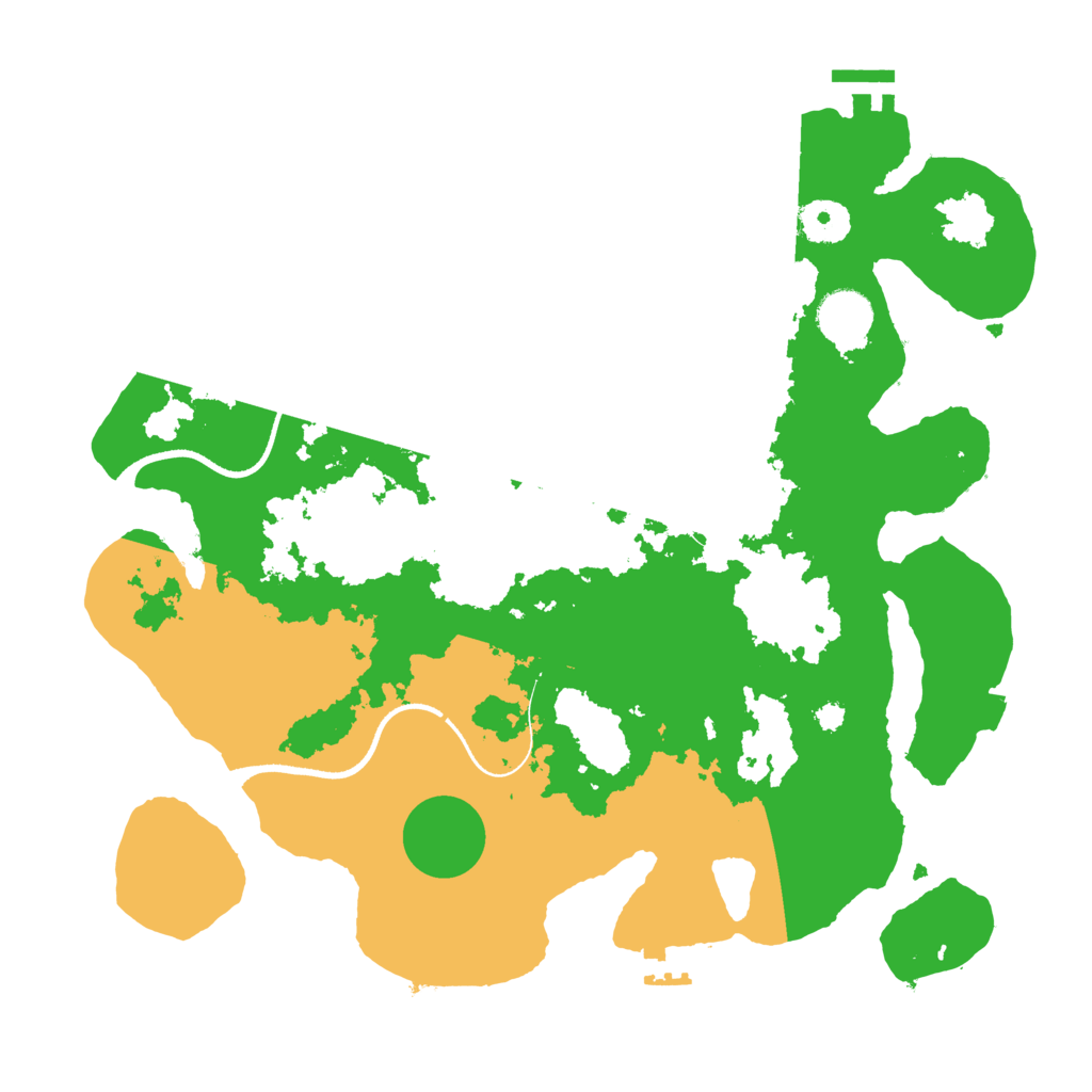 Biome Rust Map: Procedural Map, Size: 3500, Seed: 4723433