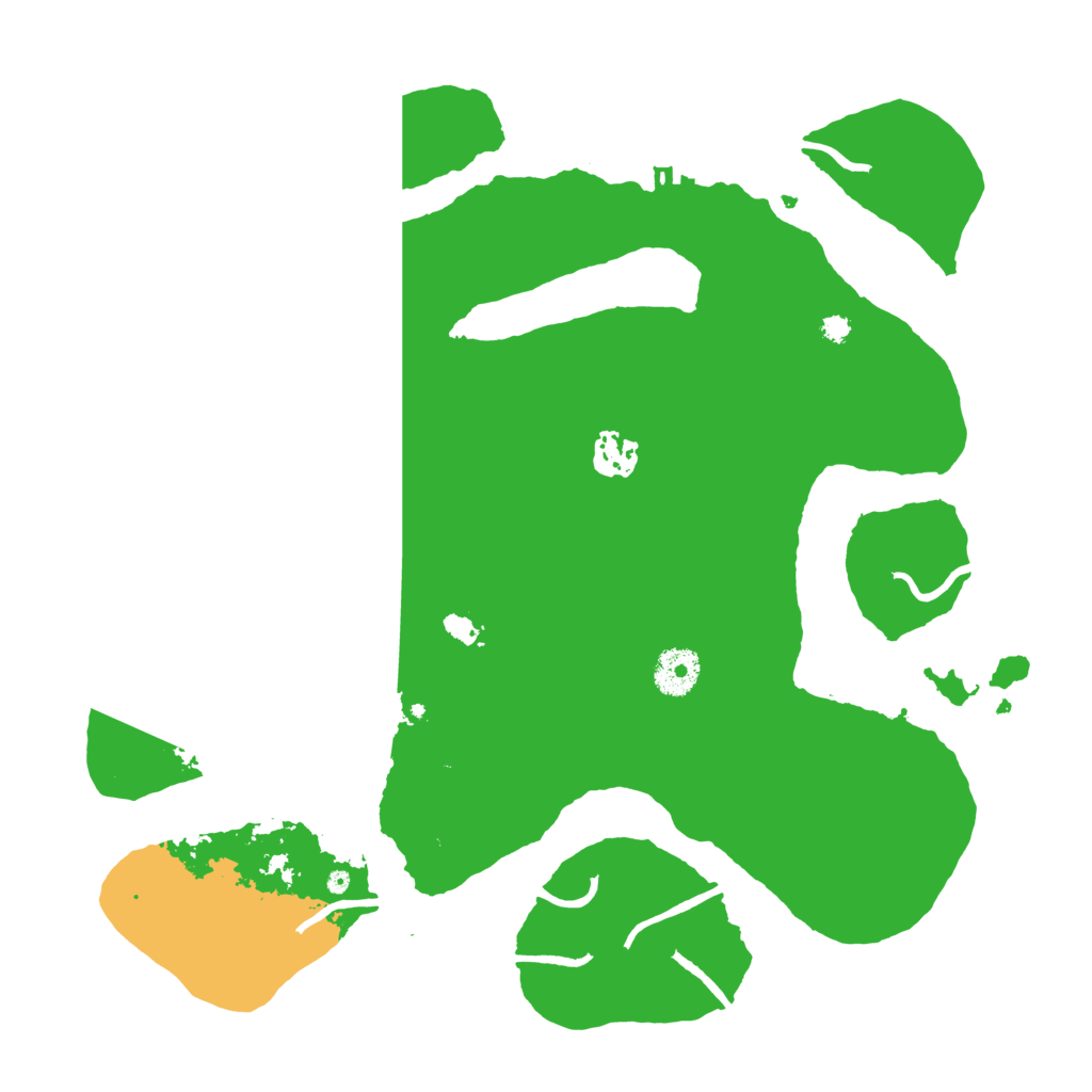 Biome Rust Map: Procedural Map, Size: 3500, Seed: 1922066548