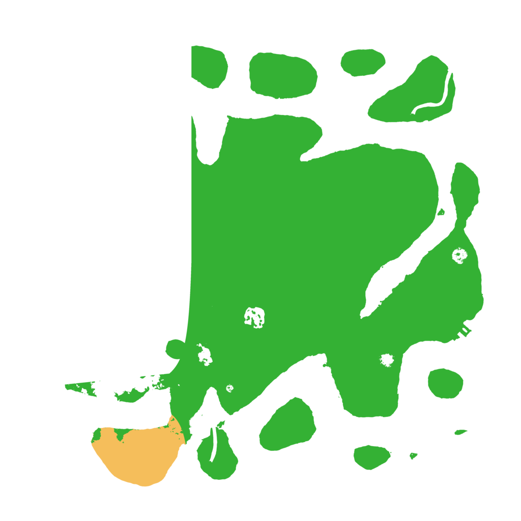 Biome Rust Map: Procedural Map, Size: 3600, Seed: 1820085291